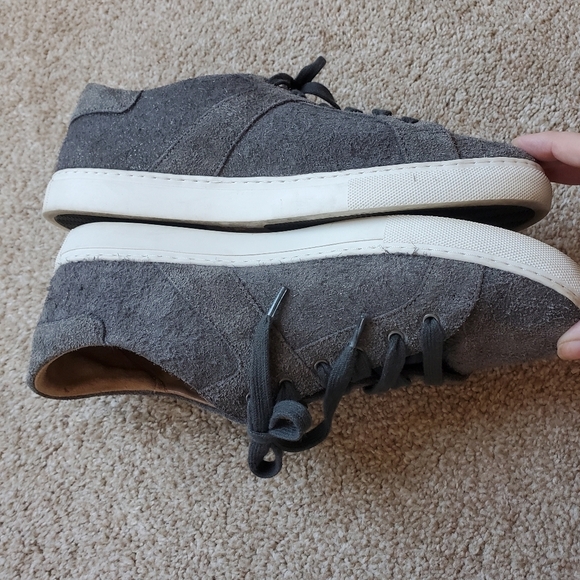 Trask Womens Gray Suede Sneakers. Size 10 - Picture 6 of 8